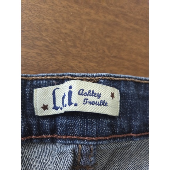 Vtg Lei Ashley Trouble Flare Jeans Womens 13‎ - Picture 4 of 11
